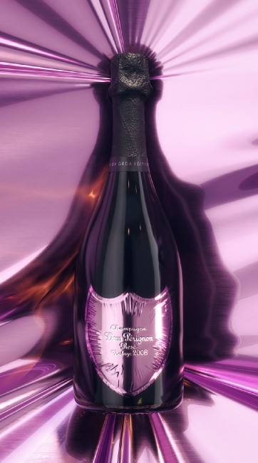 Dom Perignon - Brut Rose Champagne Lady Gaga Special Edition 2008