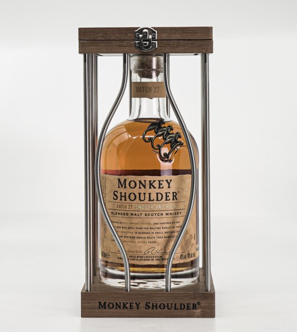 Monkey Shoulder - The Original Batch 27 Caged Edition Blended Malt Scotch  Whisky - Morrell & Company