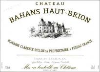 Chteau Bahans Haut-Brion - Pessac-Lognan 1995 (750ml) (750ml)