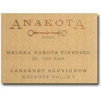Anakota - Cabernet Sauvignon Knights Valley Helena Dakota Vineyard 2019 <span class=preal>(Pre-arrival) (750ml) (750ml)