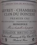 Bruno Clair - Gevrey-Chambertin 1er Cru Clos du Fonteny Monopole 2021 (750ml)