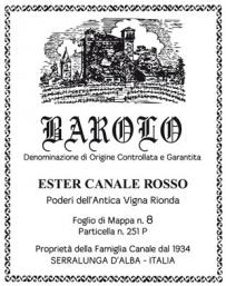 Ester Canale - Vigna Rionda Langhe Nebbiolo Giovanni Rosso 2015 (750ml) (750ml)