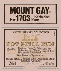 Mount Gay - Master Blender Collection Pot Still Rum (750ml) (750ml)