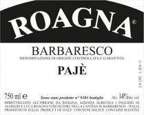 Roagna - Barbaresco Paje 2017 (750ml) (750ml)